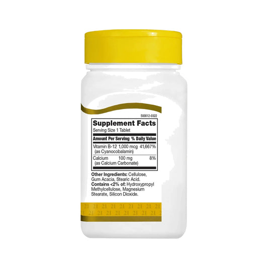 21st Century Vitamin B-12 1000 mcg – 110 Tabletten