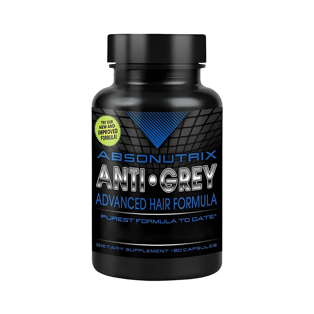 Absonutrix Anti-Gray Kapseln â Haar NahrungsergĂ€nzung mit L-Tyrosin, Katalase, Biotin, Zink, Vitamin B5, B6 und FolsĂ€ure