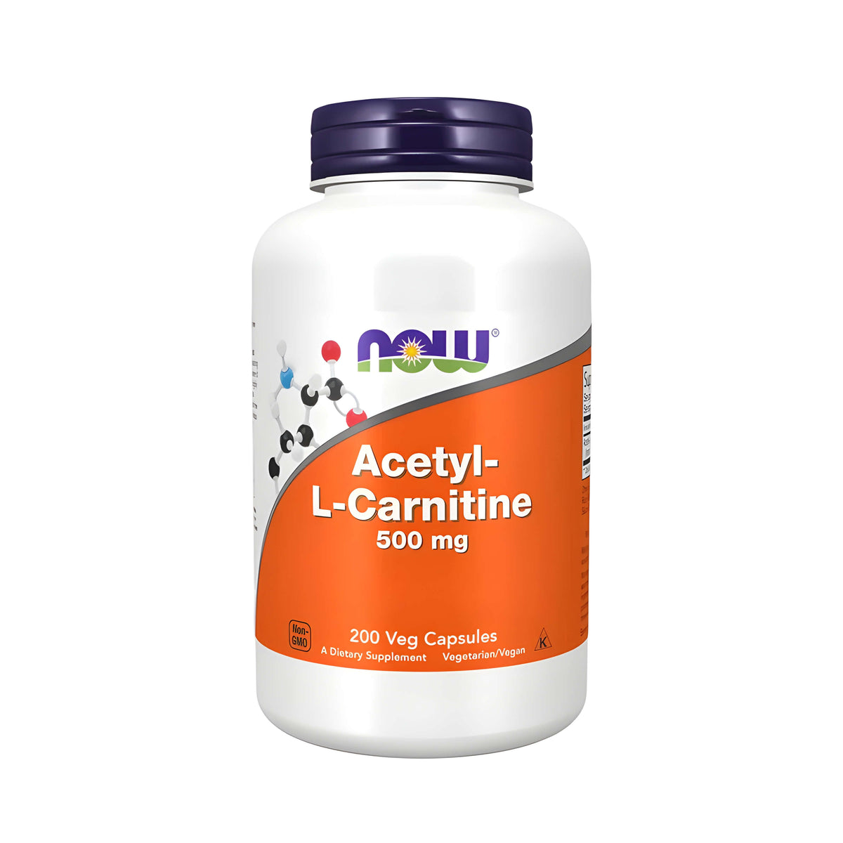 Premium Acetyl-L-Carnitin 500 mg NOW Foods – ALCAR Sportnahrung und Nahrungsergänzung für Energiestoffwechsel, Fettstoffwechsel, Fitness, Ausdauertraining und aktiven Lifestyle.