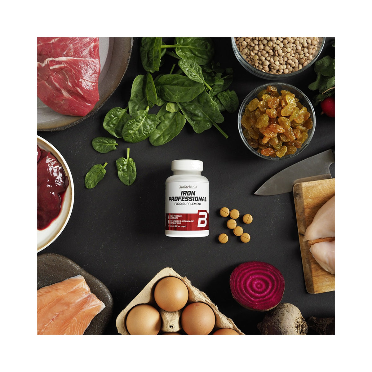 BioTechUSA Iron Professional – 60 Tabletten
