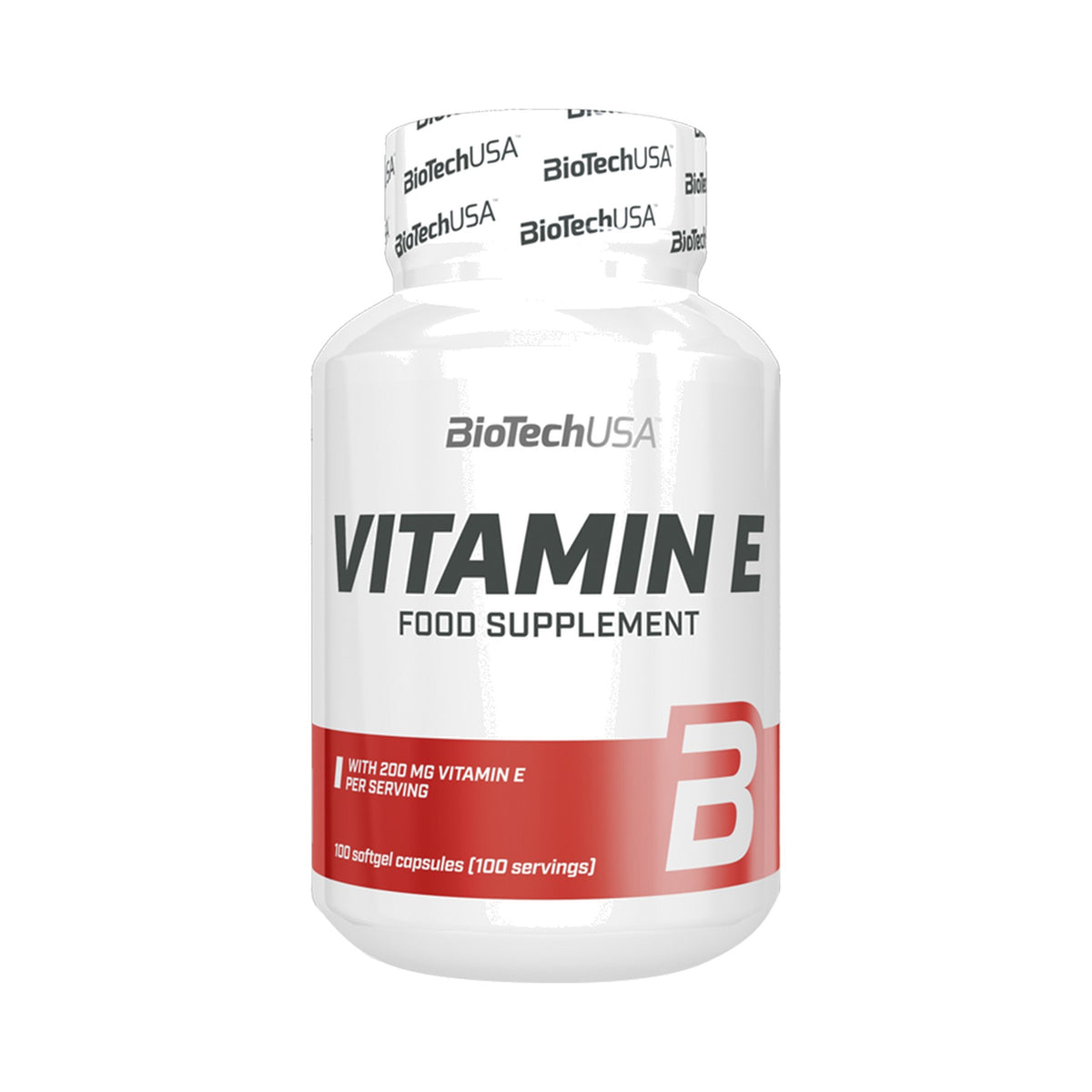 BioTechUSA Vitamin E 200 mg 100 Softgels – Vitamin E Nahrungsergänzung von BioTechUSA, Vitamin E 200 mg