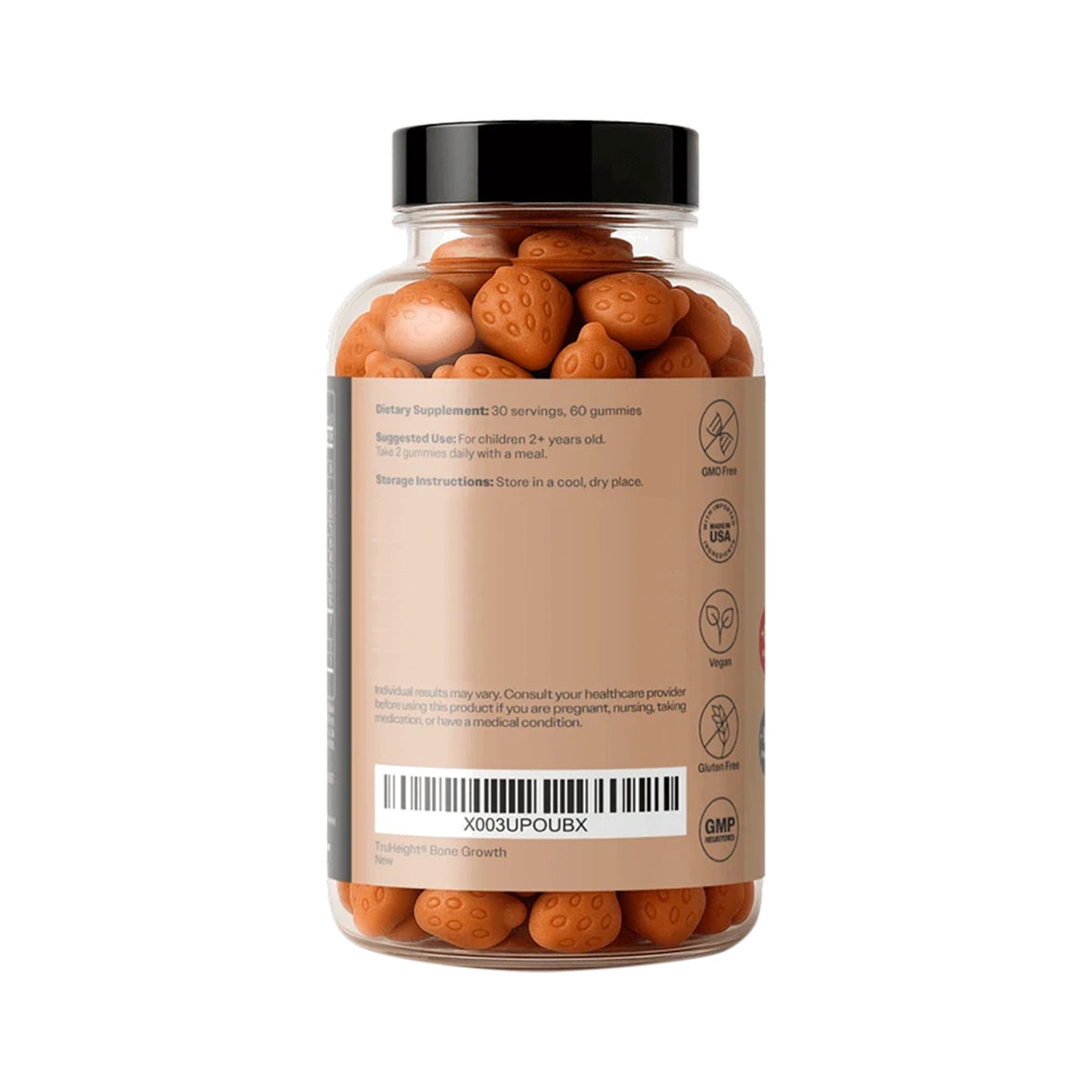 TruHeight Bone Growth Gummibärchen Strawberry