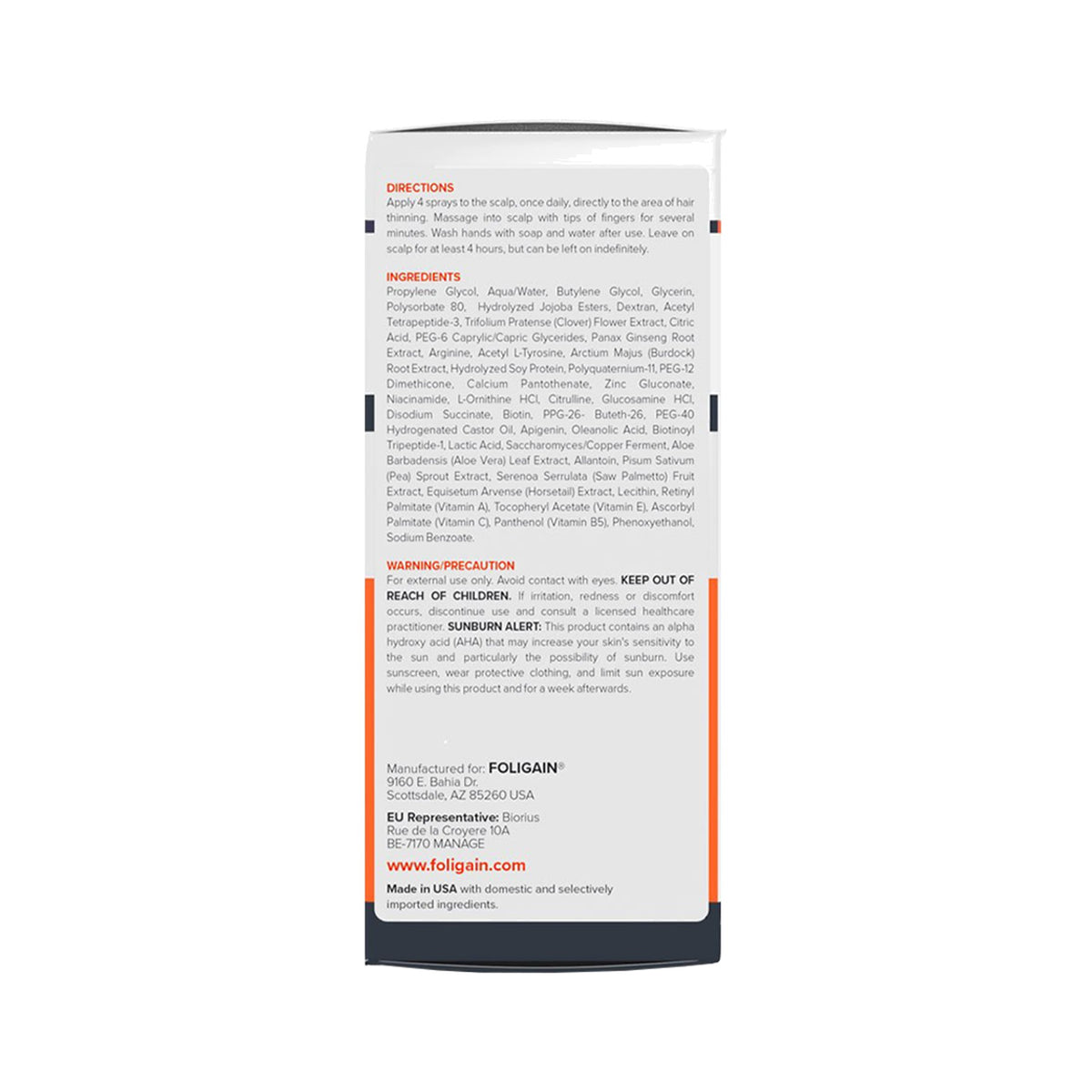 Foligain Hair Loss Lotion for Men 59ml β Minoxidil-Free
