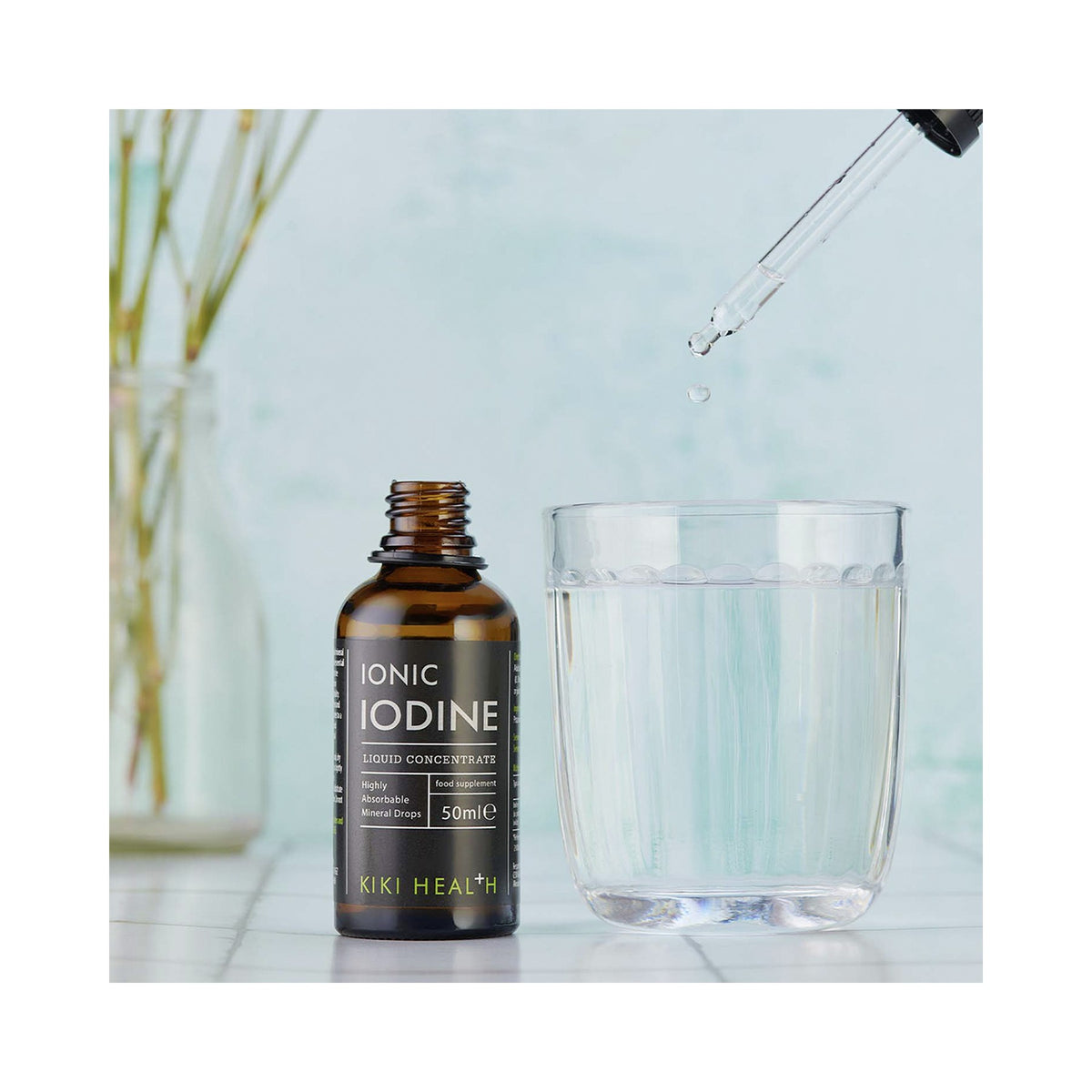 KIKI Health Ionic Iodine Liquid Concentrate – flüssiges Jod 150 µg pro Tropfen – 50 ml