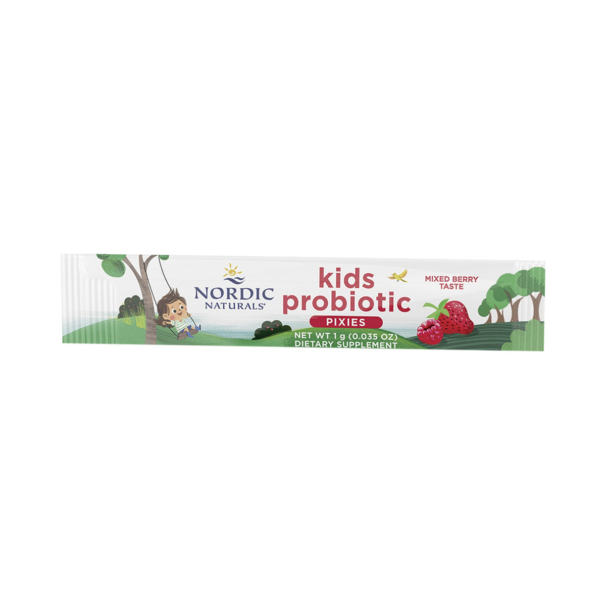 Nordic Naturals Kids Probiotic Pixies – 3 Mrd. KBE, Himbeere – 30 Sachets für Kinder ab 2 Jahren