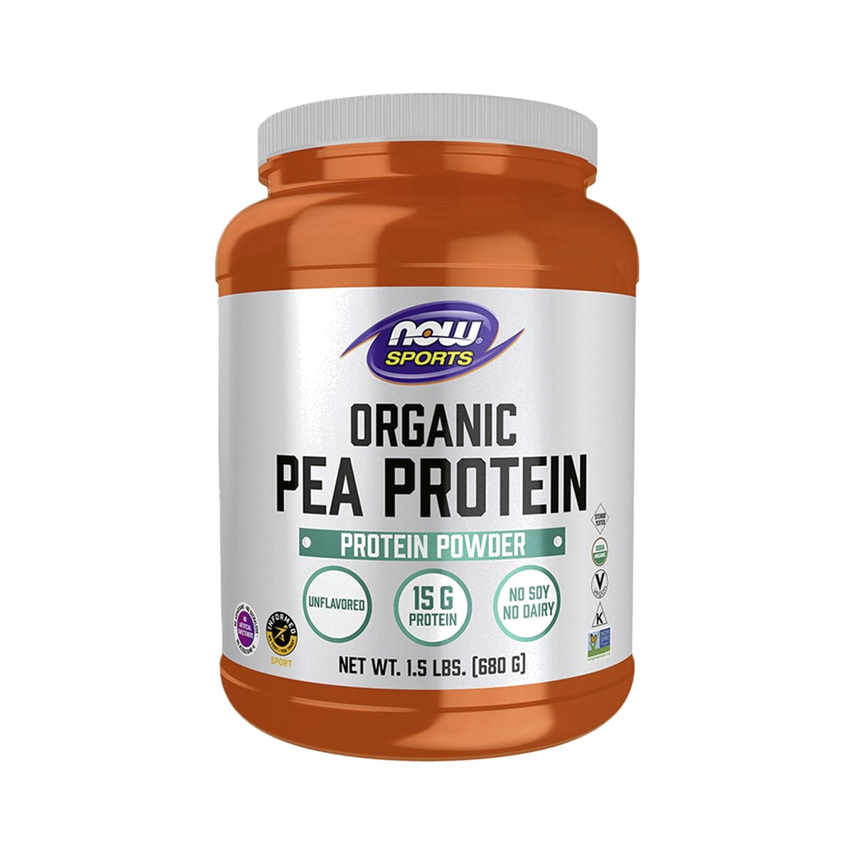 NOW Foods Organic Pea Protein Powder â Bio Erbsenprotein Isolat mit 14 g Protein pro Portion als veganes Proteinpulver kaufen.
