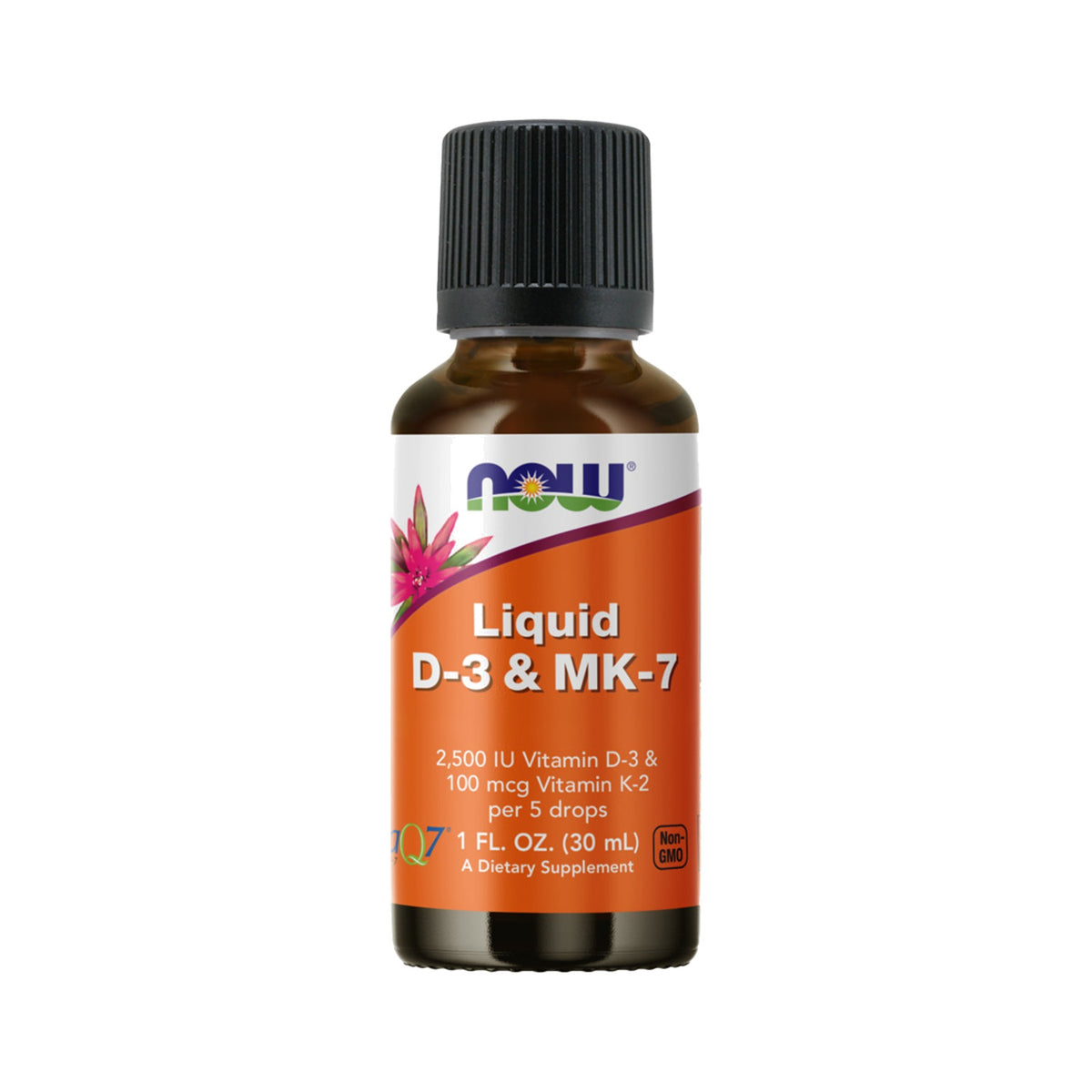 Vitamin D3 & K2 MK-7 Tropfen von NOW Foods (Liquid, Minze)