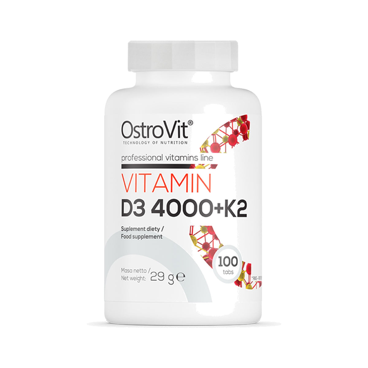 Vitamin D3 4000 + K2 Tabletten von OstroVit