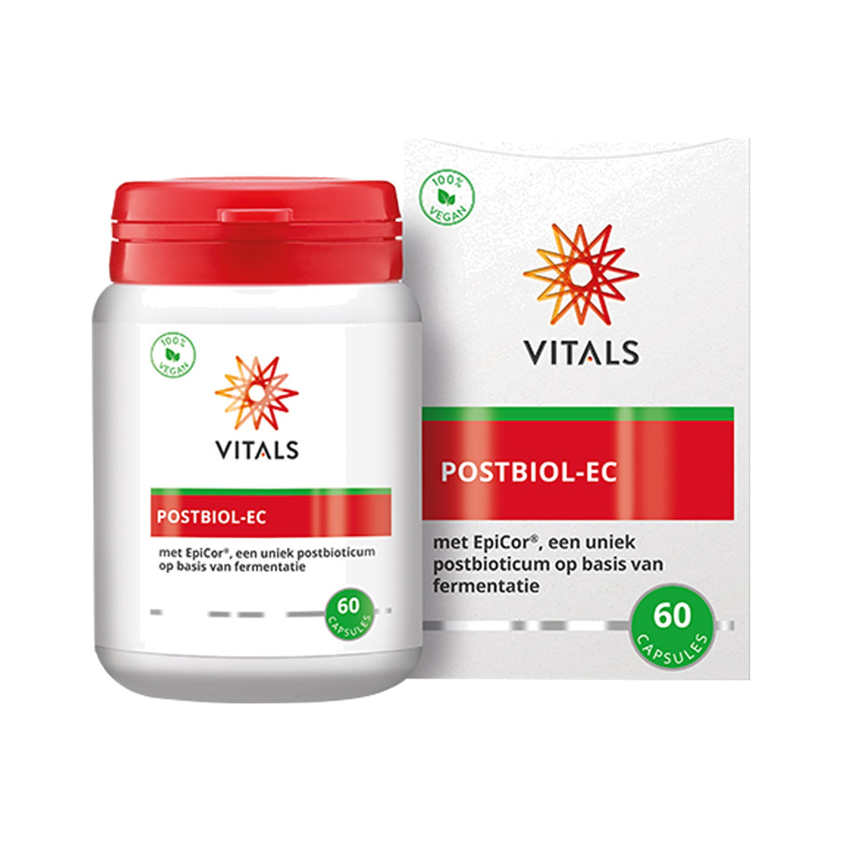 Vitals Postbiol-EC – 60 Kapseln mit EpiCor® Hefefermentat 500 mg, vegan, ohne lebende Bakterien