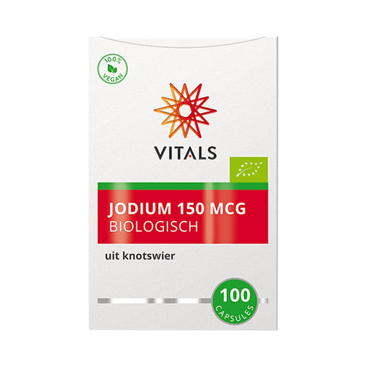 Vitals Jod 150 mcg Bio – Jod aus Knotentang (Kelp) – 100 Kapseln