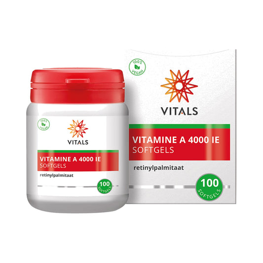 Vitals Vitamin A 4000 IE Verpackung Ansicht 2 – Vitamin A von Vitals