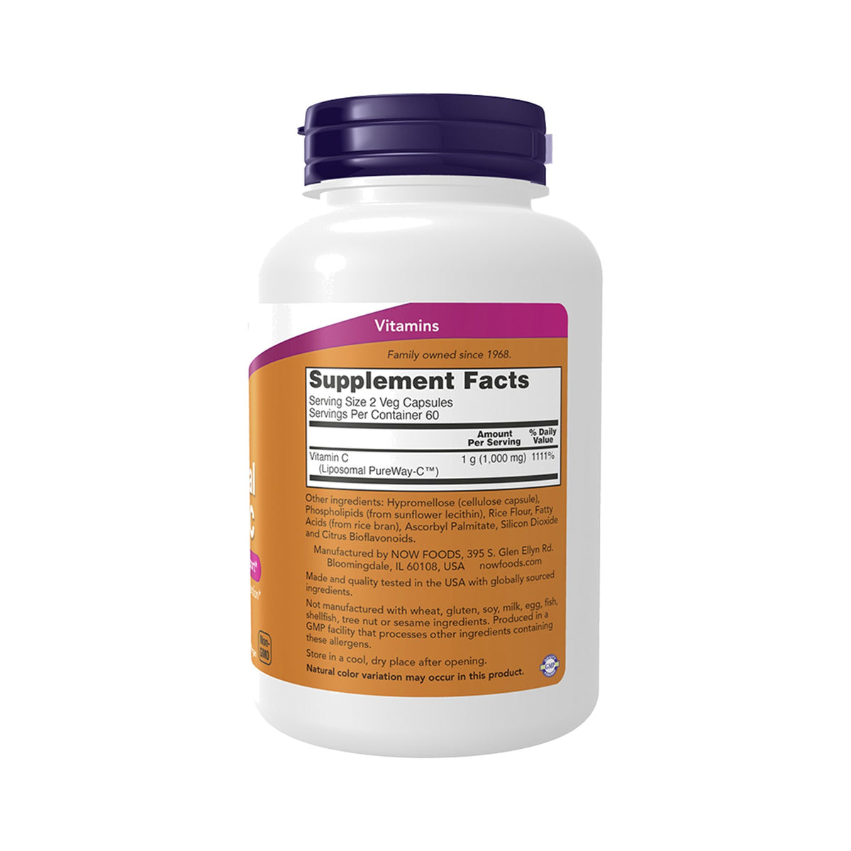 NOW Foods Liposomal Vitamin C – 1000 mg PureWay-C™ Kapseln