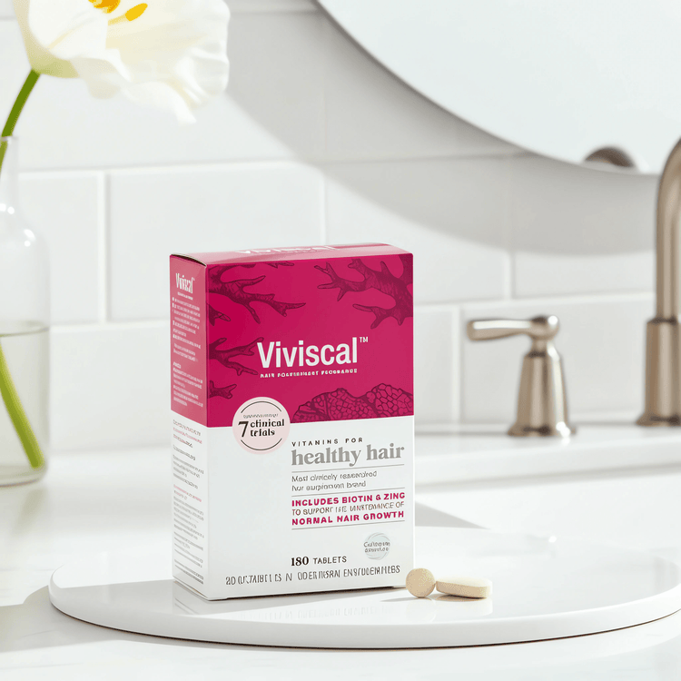 Viviscal Women's Haarvitamine mit Biotin und Zink – hochwertige Vitamine für Frauen mit marinem Protein-Komplex, Premium Nahrungsergänzung online bestellen