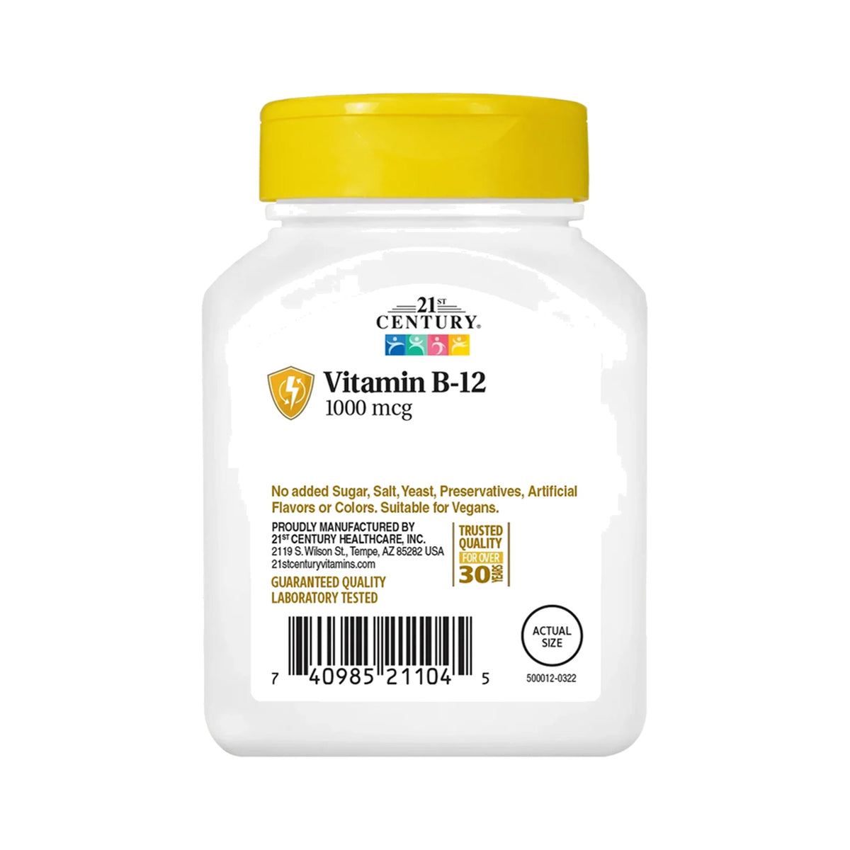21st Century Vitamin B-12 1000 mcg – 110 Tabletten