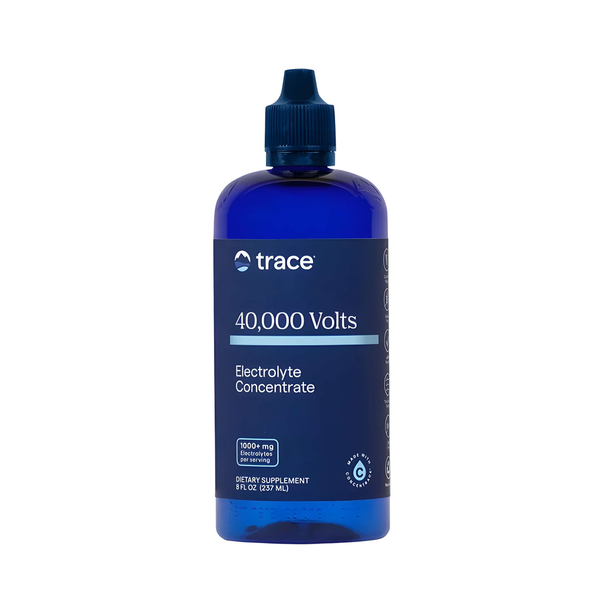 Trace Minerals 40,000 Volts Electrolyte Concentrate – flüssiges Elektrolyt-Konzentrat mit Mineralstoffen für Hydration, Sport, aktive Lebensweise und tägliche Elektrolytversorgung