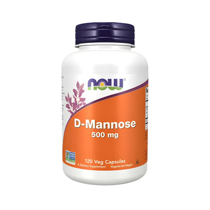 NOW Foods D-Mannose Kapseln kaufen mit hochdosierter D-Mannose Formel, 500 mg pro Kapsel, praktische vegetarische Kapseln, veganes Supplement für Erwachsene und tägliche Nahrungsergänzung
