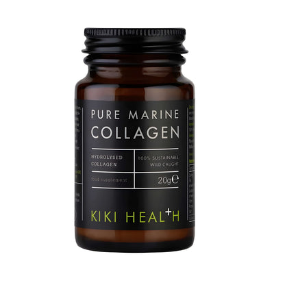 KIKI Health Collagen Pure Marine Powder mit 7500 mg hydrolysierten Kollagenpeptiden Typ I – leicht lösliches Fischkollagen Pulver für Beauty, Anti-Aging, Haut, Haare, Nägel, Gelenke, Knochen, Knorpel und tägliche Nahrungsergänzung.