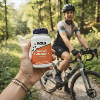 Premium Acetyl-L-Carnitin Supplement von NOW Foods, ALCAR Kapseln mit 500 mg Carnitin für tägliche Nahrungsergänzung