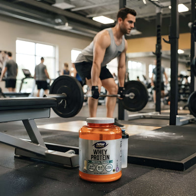 NOW Foods Whey Protein Pulver mit Molkenprotein Konzentrat und Isolat, Vanille Geschmack für Fitness und tägliche Proteinversorgung
