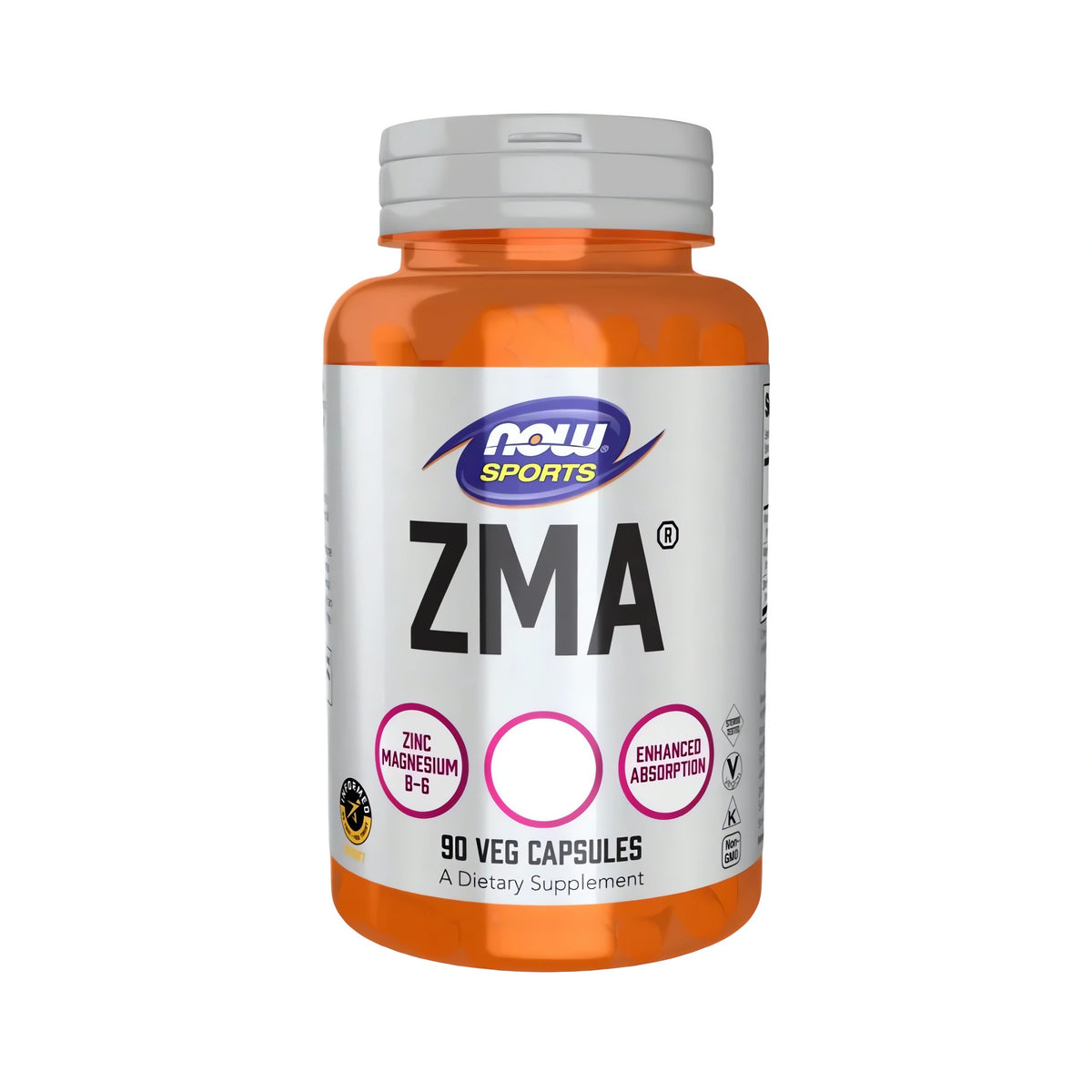 NOW Foods ZMA® Veg Premium Kapseln kaufen – veganes ZMA Supplement mit Zink, Magnesium und Vitamin B6 für Fitness, Training, aktive Lebensweise, normale Muskelfunktion, Immunsystem, Energiestoffwechsel und tägliche Versorgung.