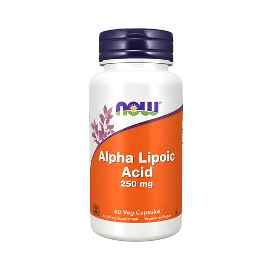 NOW Foods Alpha-Liponsäure 250 mg Premium Kapseln mit Alpha Lipoic Acid (ALA), vegane Nahrungsergänzung, hochwertige Qualität, tägliche Versorgung, ALA Supplement für Erwachsene