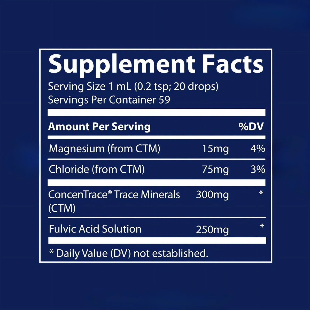 Trace Minerals Ionic Fulvic Acid online kaufen – Premium Fulvinsäure Tropfen mit konzentriertem Mineralstoffkomplex und ionischen Spurenelementen aus dem Great Salt Lake für eine einfache und gezielte tägliche Nahrungsergänzung.