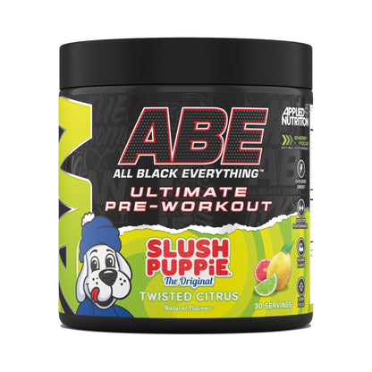 ABE Ultimate Pre-Workout Slush Puppie Twisted Citrus von Applied Nutrition – spritziger Zitrus-Geschmack vor dem Training