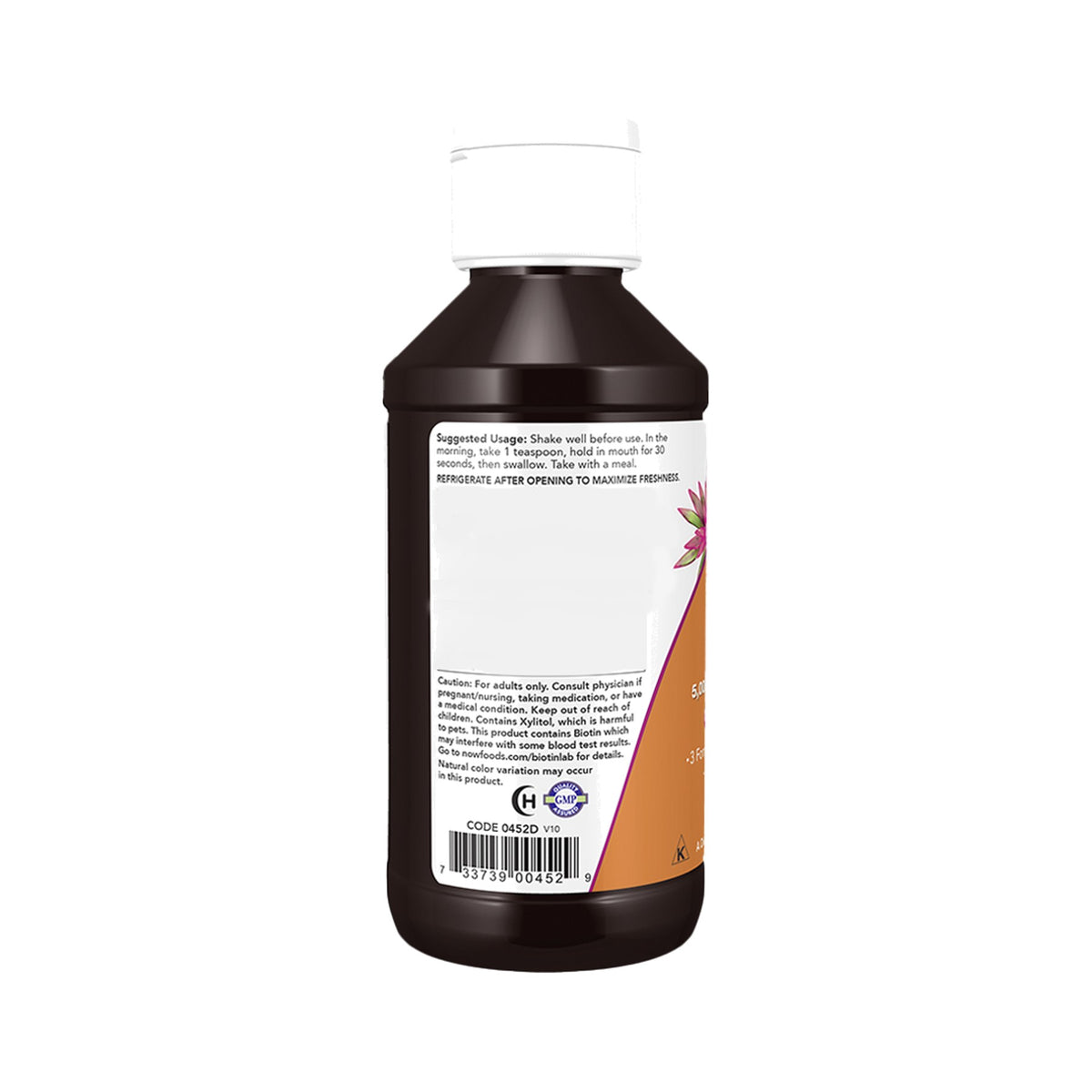 NOW Foods Ultra B-12 Liquid – 5000 µg Vitamin B12 mit B-Komplex pro 5 ml, flüssig, 118 ml oder 473 ml