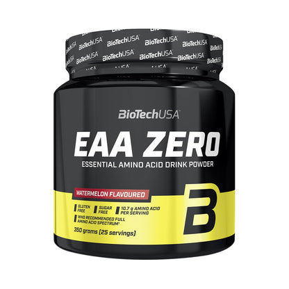 BioTechUSA EAA Zero 350 g Wassermelone – zuckerfreies EAA Drink Pulver für Sportler und aktive Menschen