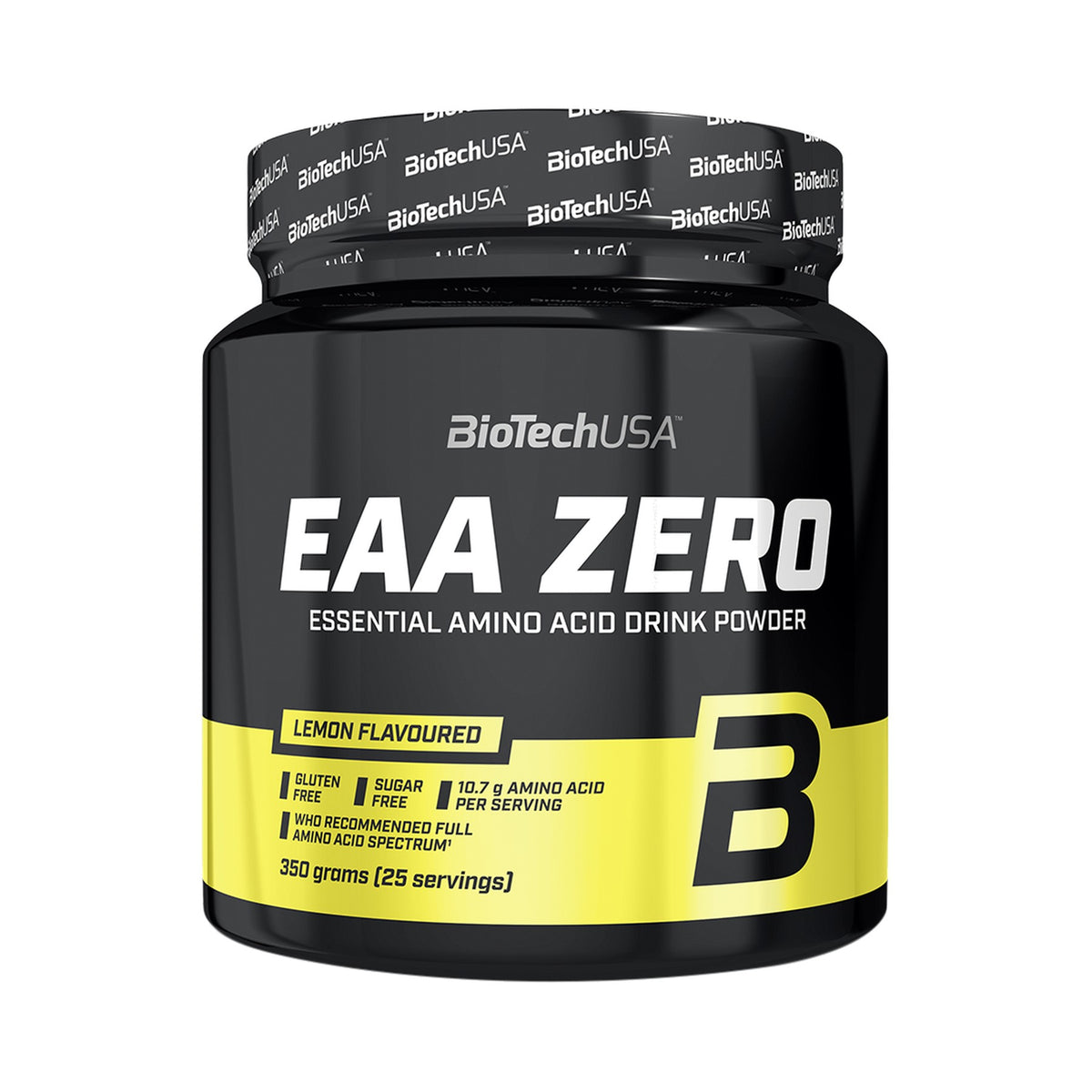 BioTechUSA EAA Zero 350 g Zitrone – essentielle Aminosäuren Pulver für Sportler, zuckerfrei und glutenfrei