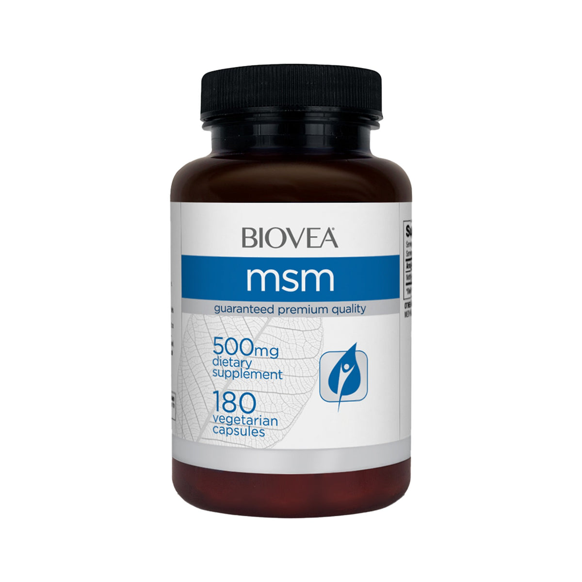 MSM 500 mg 180 Kapseln – Biovea | Organischer Schwefel für Gelenke & Bindegewebe