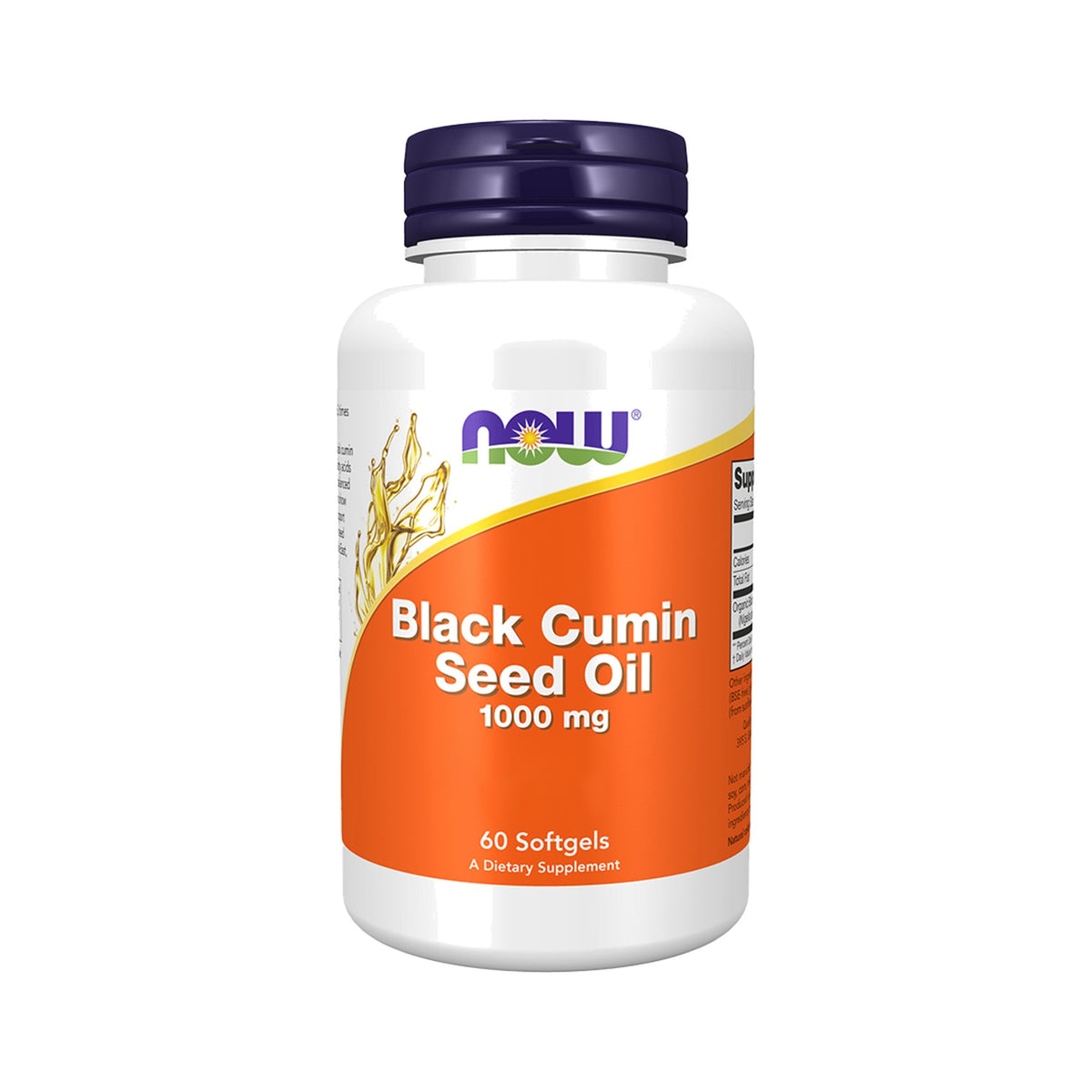 NOW Foods Schwarzkümmelöl 1000 mg – Natives Nigella Sativa Öl