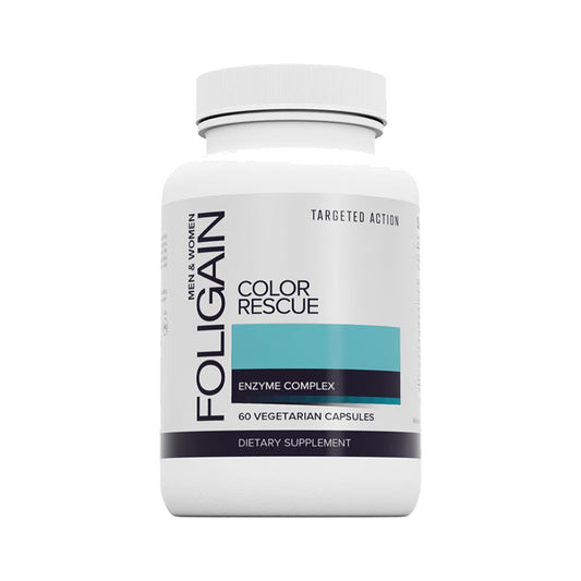 Buy Color Rescue FOLIGAIN – Hair Color & Hair Care Formula with Catalase, Biotin, Zinc, B-Vitamins & Plant Extracts