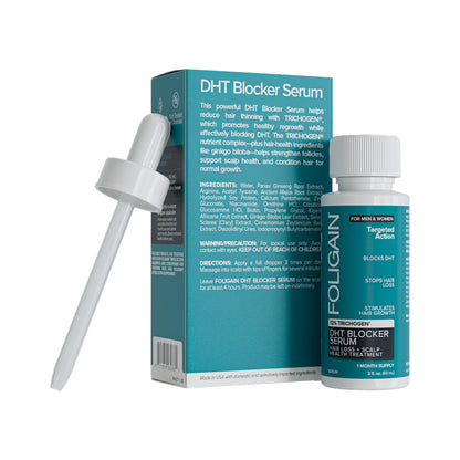 Foligain DHT-Blocker Serum mit 12% Trichogen 59ml – Haarserum für volleres Haar