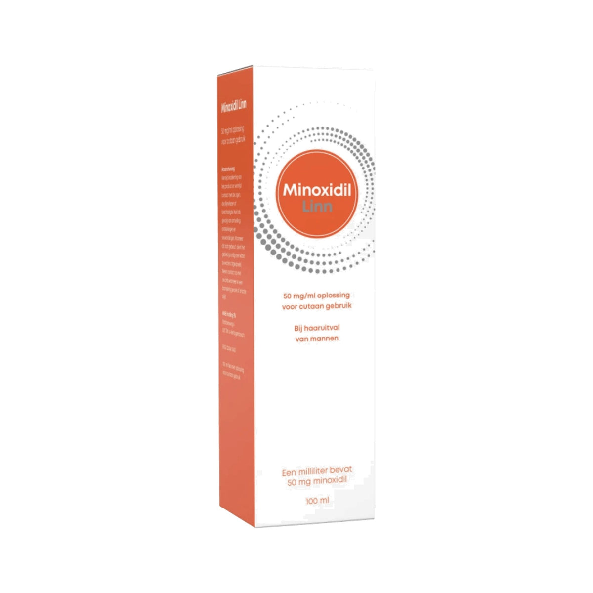 Linn Pharma Minoxidil 5% Solution – Hair Growth Treatment for Hair Loss, Receding Hairlines & Thinning Hair for Men