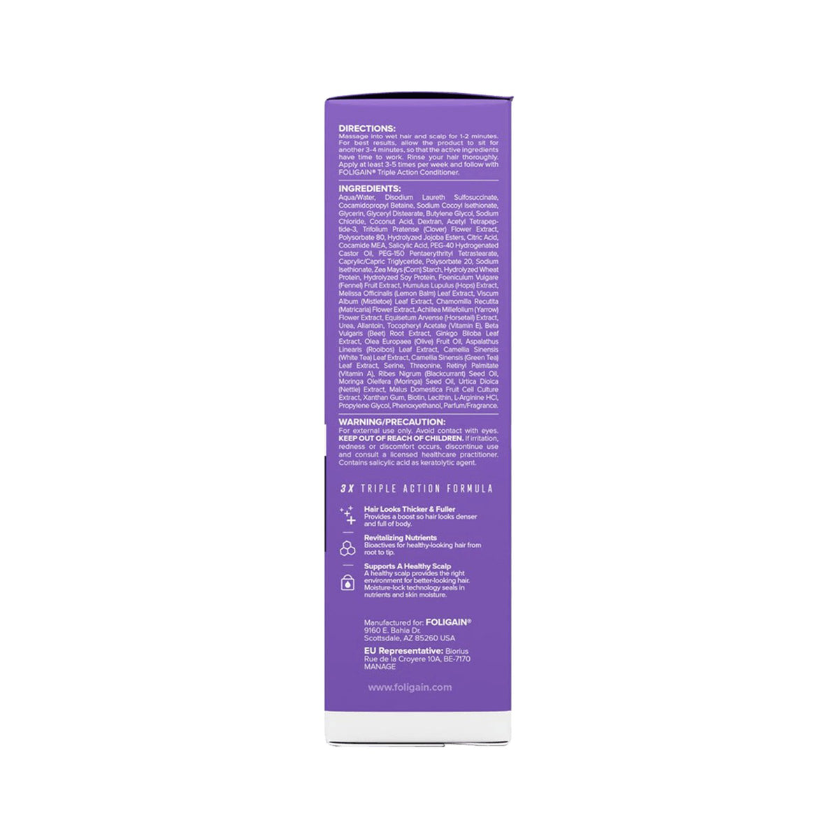 Foligain Anti-Hair Loss Shampoo for Women with 2% Trioxidil Complex