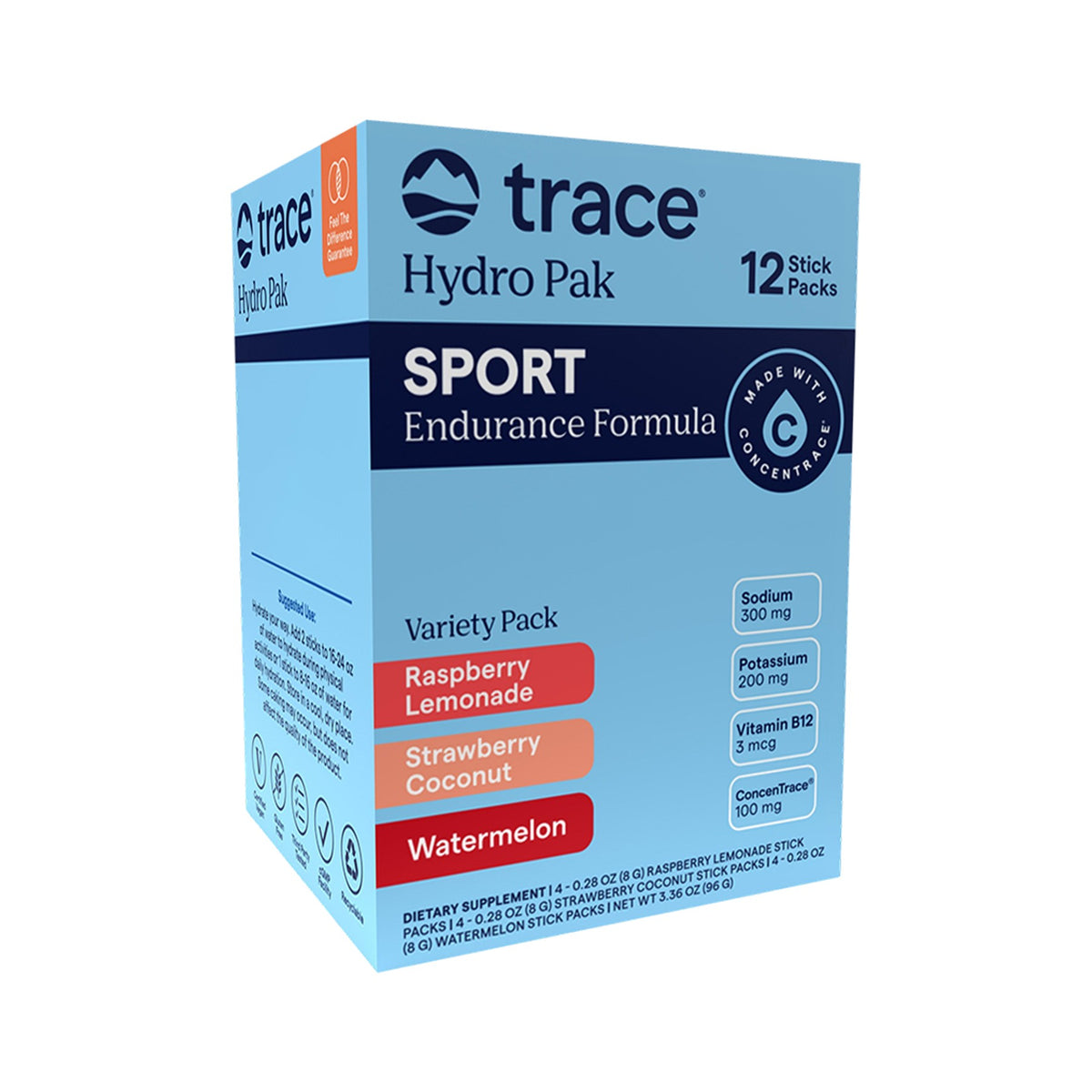 Hydro Pak Sport Variety Pack Trace Minerals  kaufen – Elektrolyt Sticks mit Vitaminen, Mineralstoffen & ConcenTrace® für Sport, Hydration & aktive Menschen