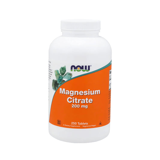 Magnesium Citrate 200 mg Tabletten als hochwertiges Magnesium Supplement für Muskelfunktion, Nervensystem, Energiestoffwechsel und Elektrolyte
