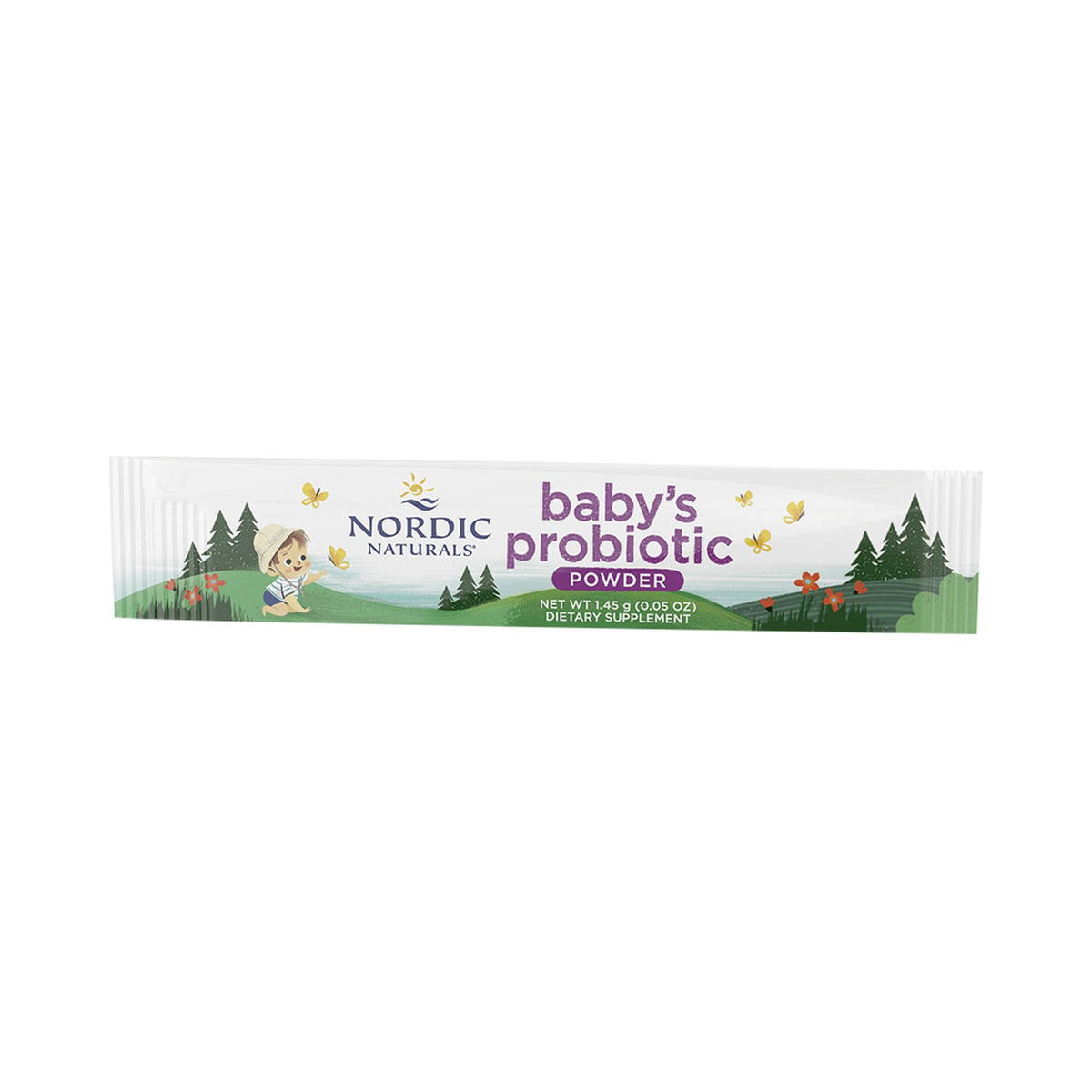 Nordic Naturals Baby's Probiotic Powder – 4 Mrd. KBE, 2 Stämme, ab 6 Monaten – 30 Beutel