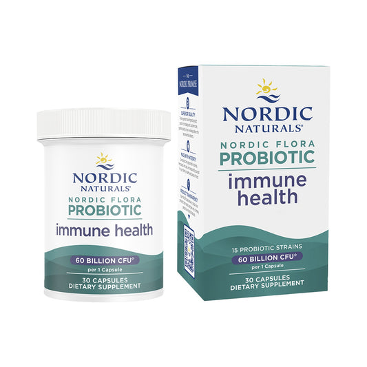 Nordic Naturals Flora Probiotic 60 Mrd. KBE – 15 Stämme & FOS – 30 Kapseln