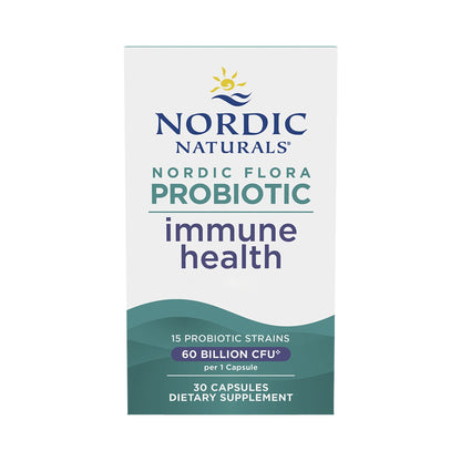 Nordic Naturals Flora Probiotic 60 Mrd. KBE – 15 Stämme & FOS – 30 Kapseln