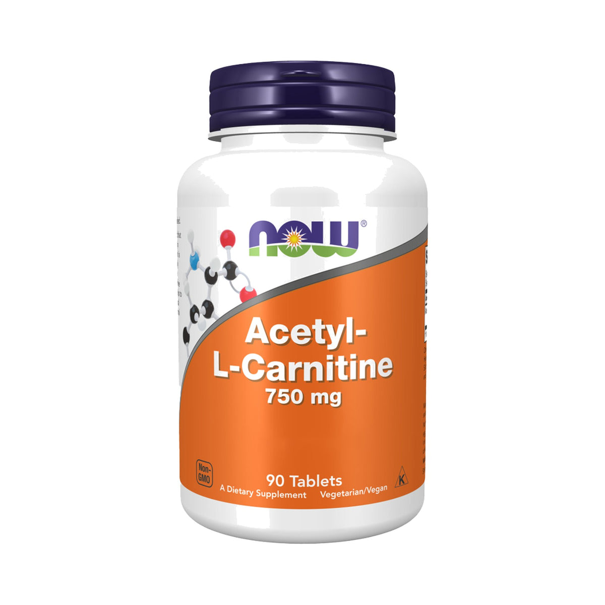 NOW Foods Acetyl-L-Carnitine 750 mg 90 Tabletten – Acetyl-L-Carnitin Tabletten als Nahrungsergänzung