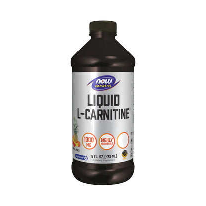 NOW Foods L-Carnitine Liquid 1000 mg Tropical Punch 473 ml – L-Carnitin Flüssigkonzentrat als Nahrungsergänzung