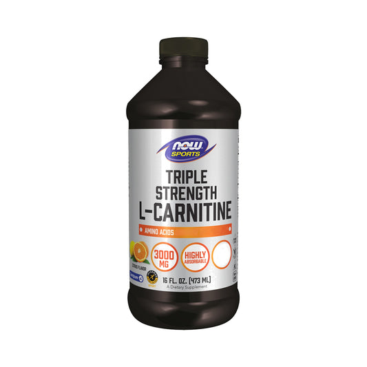 NOW Foods L-Carnitine Liquid Triple Strength 3000 mg 473 ml – L-Carnitin Flüssigkonzentrat als Nahrungsergänzung