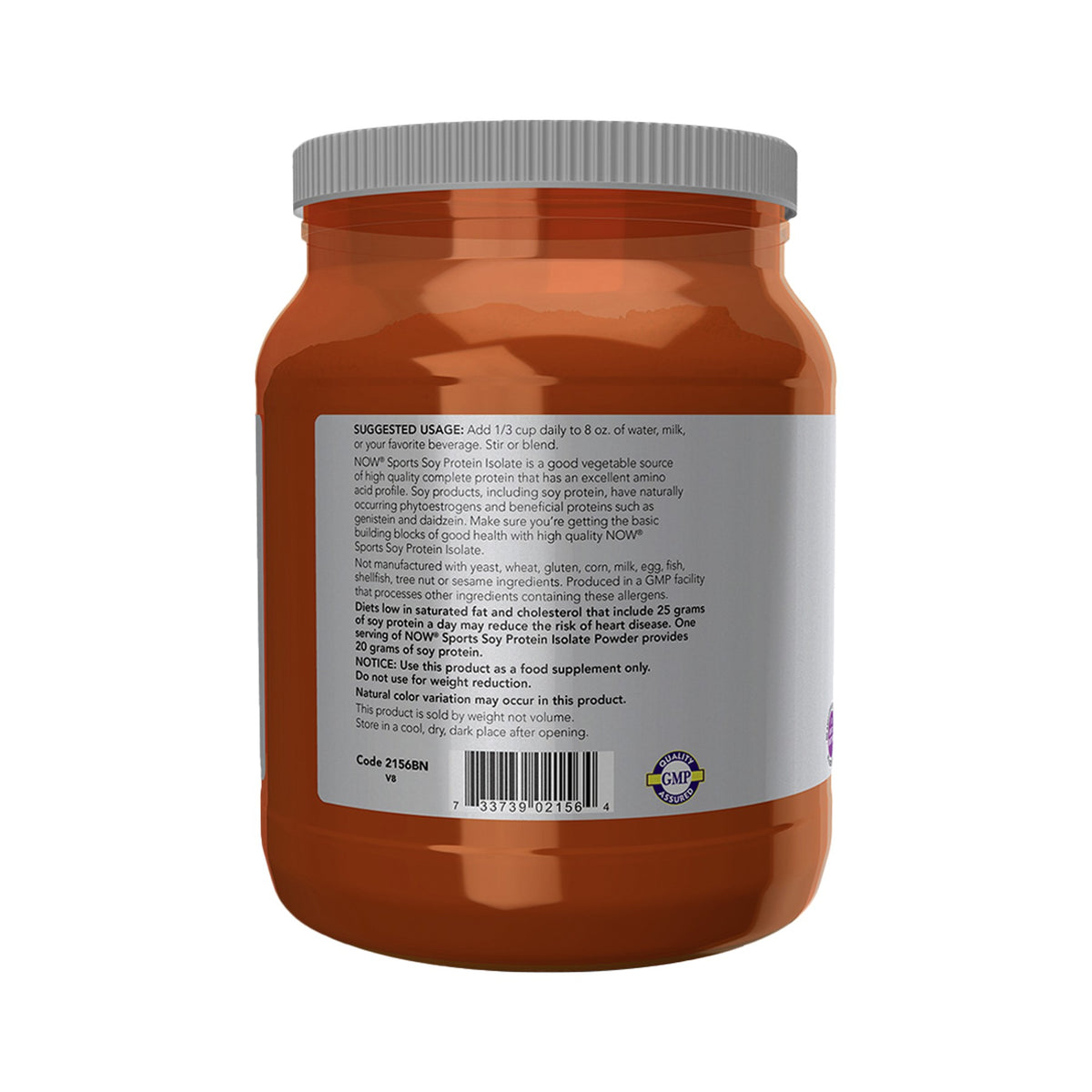 NOW Foods Soy Protein Isolate Powder