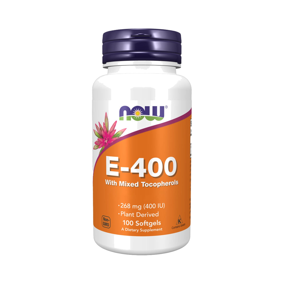 NOW Foods Vitamin E-400 mit gemischten Tocopherolen 100 Softgels – Vitamin E Nahrungsergänzung von NOW Foods