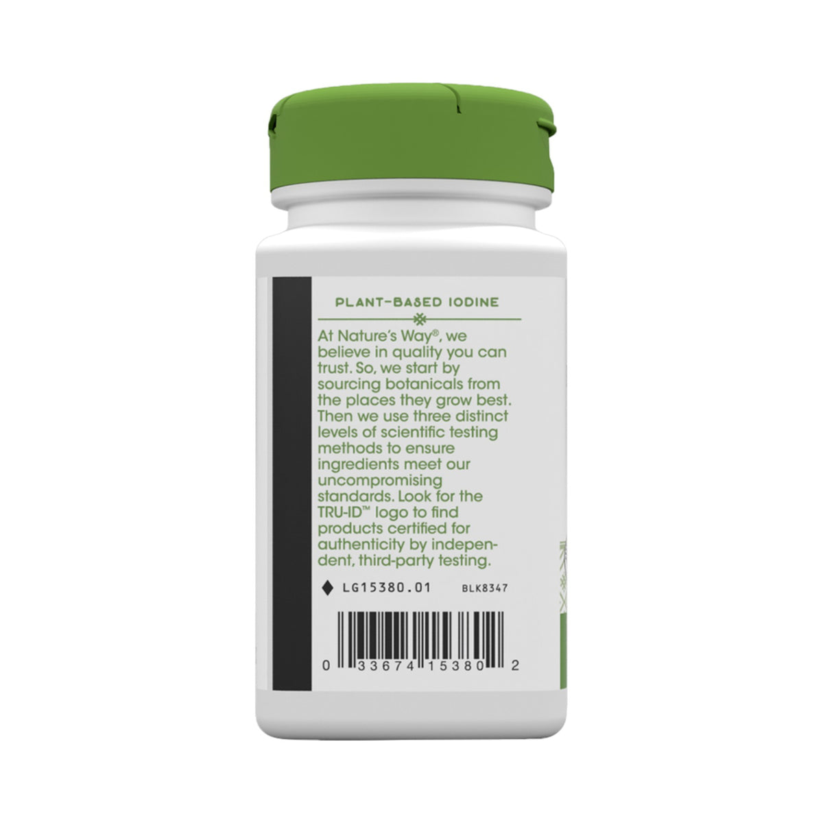 Nature's Way Bladderwrack 580 mg – Blasentang-Kapseln mit Jod – 100 Kapseln