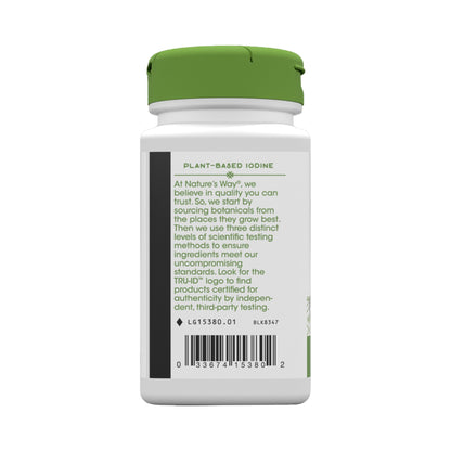 Nature's Way Bladderwrack 580 mg – Blasentang-Kapseln mit Jod – 100 Kapseln