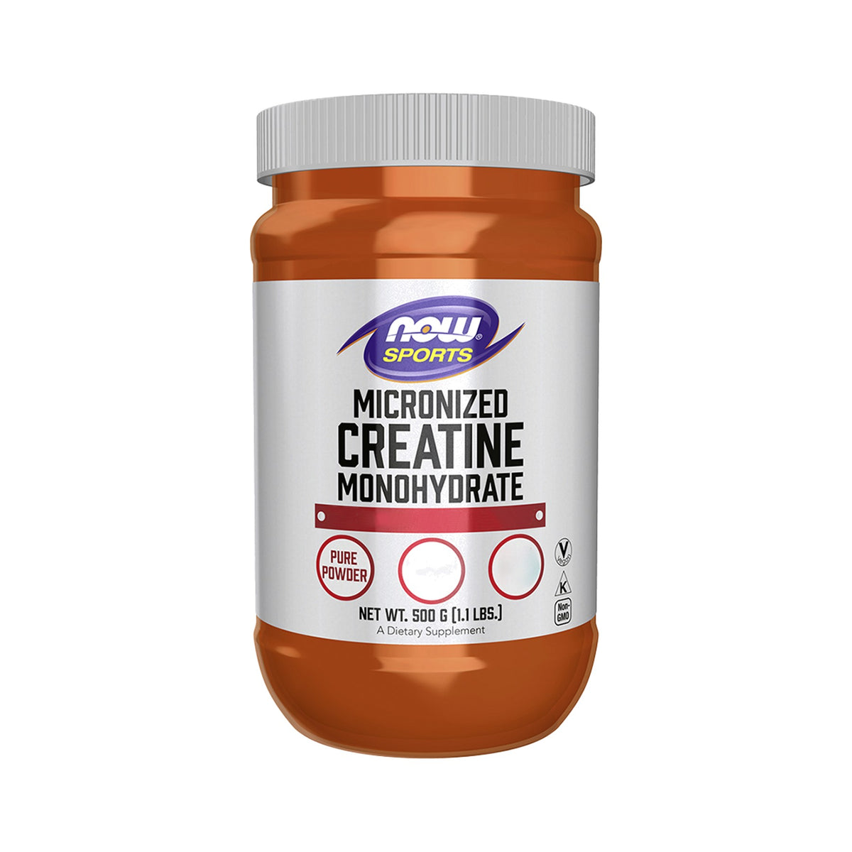 Creatine Monohydrate Micronized Powder NOW Foods kaufen – Reines mikronisiertes Kreatin Monohydrat Pulver für Sport & Fitness