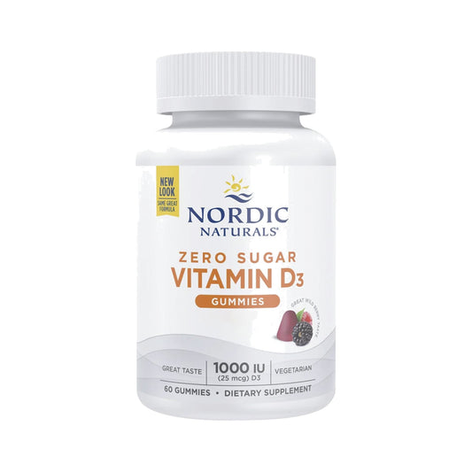 Nordic Naturals Zero Sugar Vitamin D3 Gummies – 60 Stück, Berries